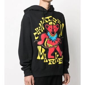 Chinatown Market Dancing Bear Hooded Sweatshirt